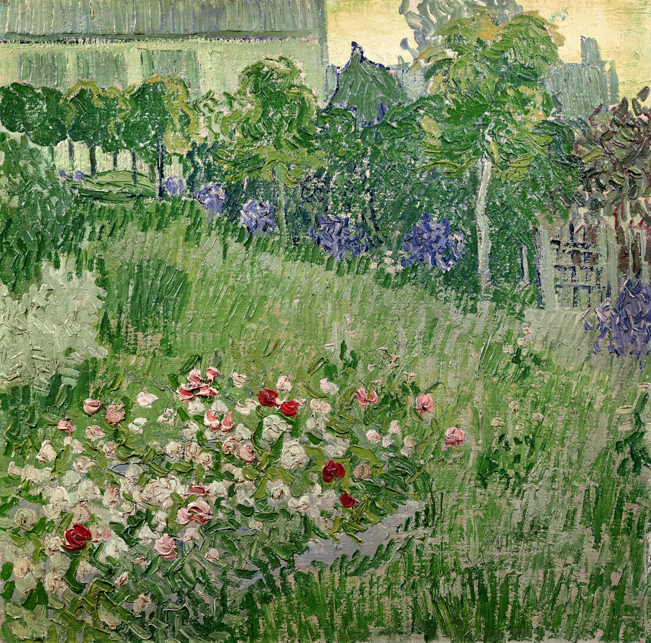             Il giardino di Daubigny", murale di Vincent van Gogh
        