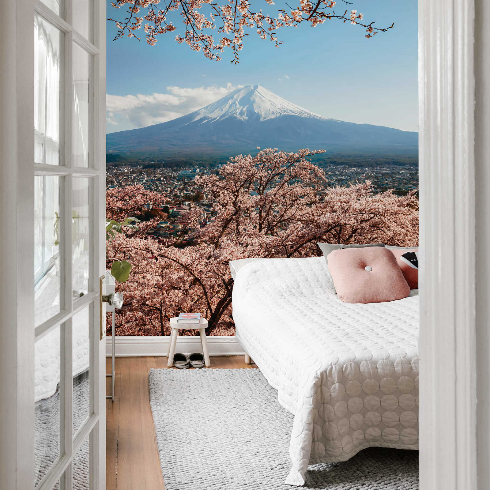             Papier peint panoramique Mont Fuji au Japon
        