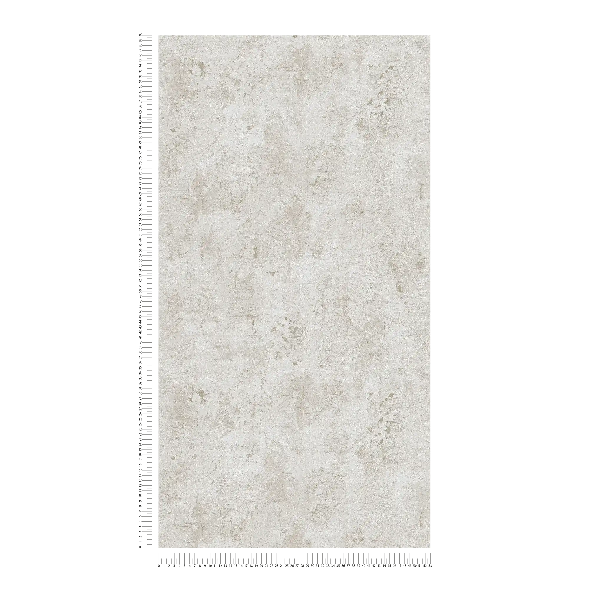             Papier peint imitation plâtre avec motifs structurés - gris, beige
        