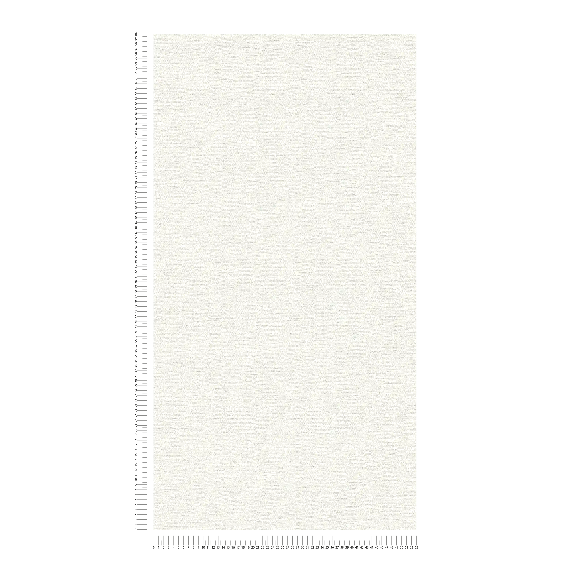             Papier peint intissé blanc uni avec structure textile
        
