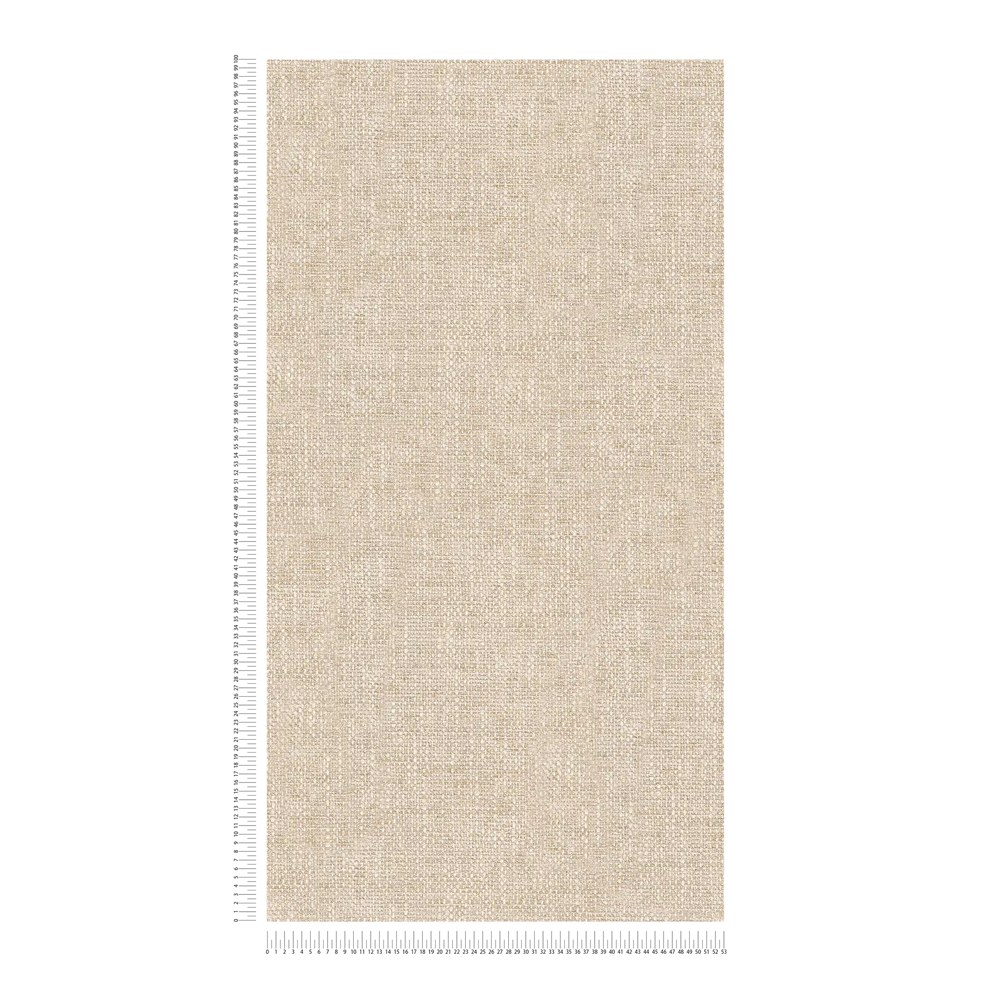             Linen look wallpaper Brown, coarse burlap with texture effect
        
