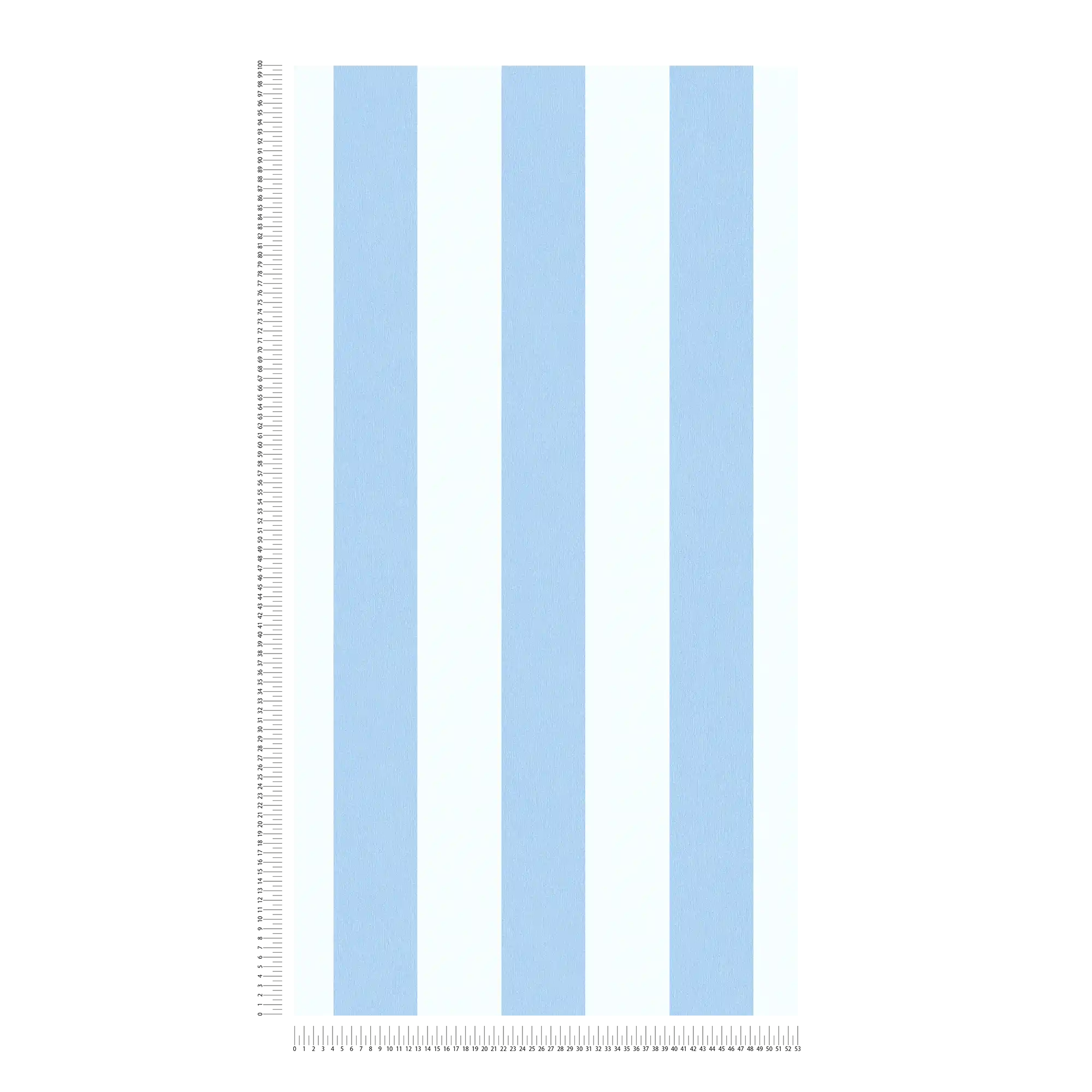             Wallpaper nursery boy vertical stripes - blue, white
        