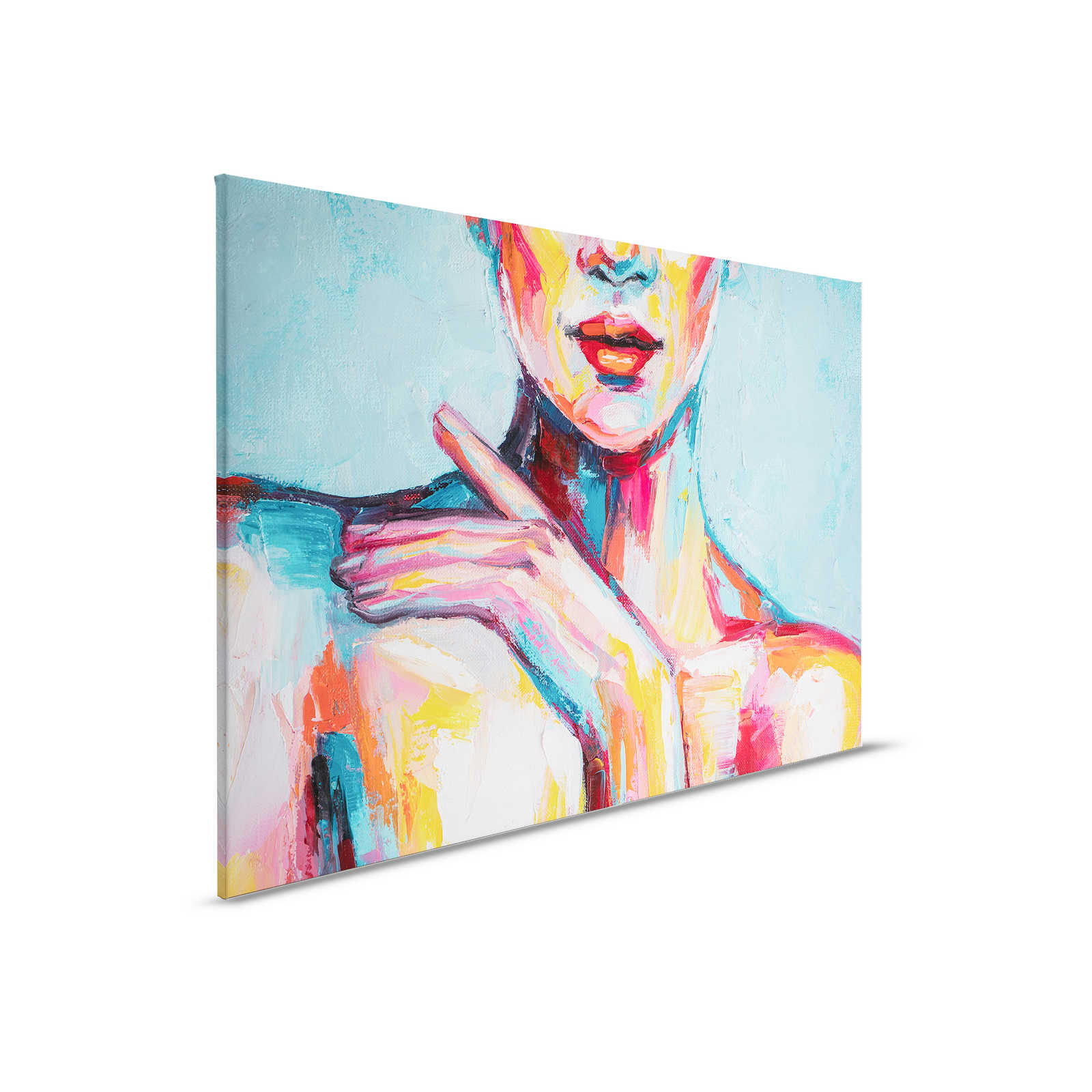         Canvas painting Acrylic Drawing of a Woman - 0,90 m x 0,60 m
    
