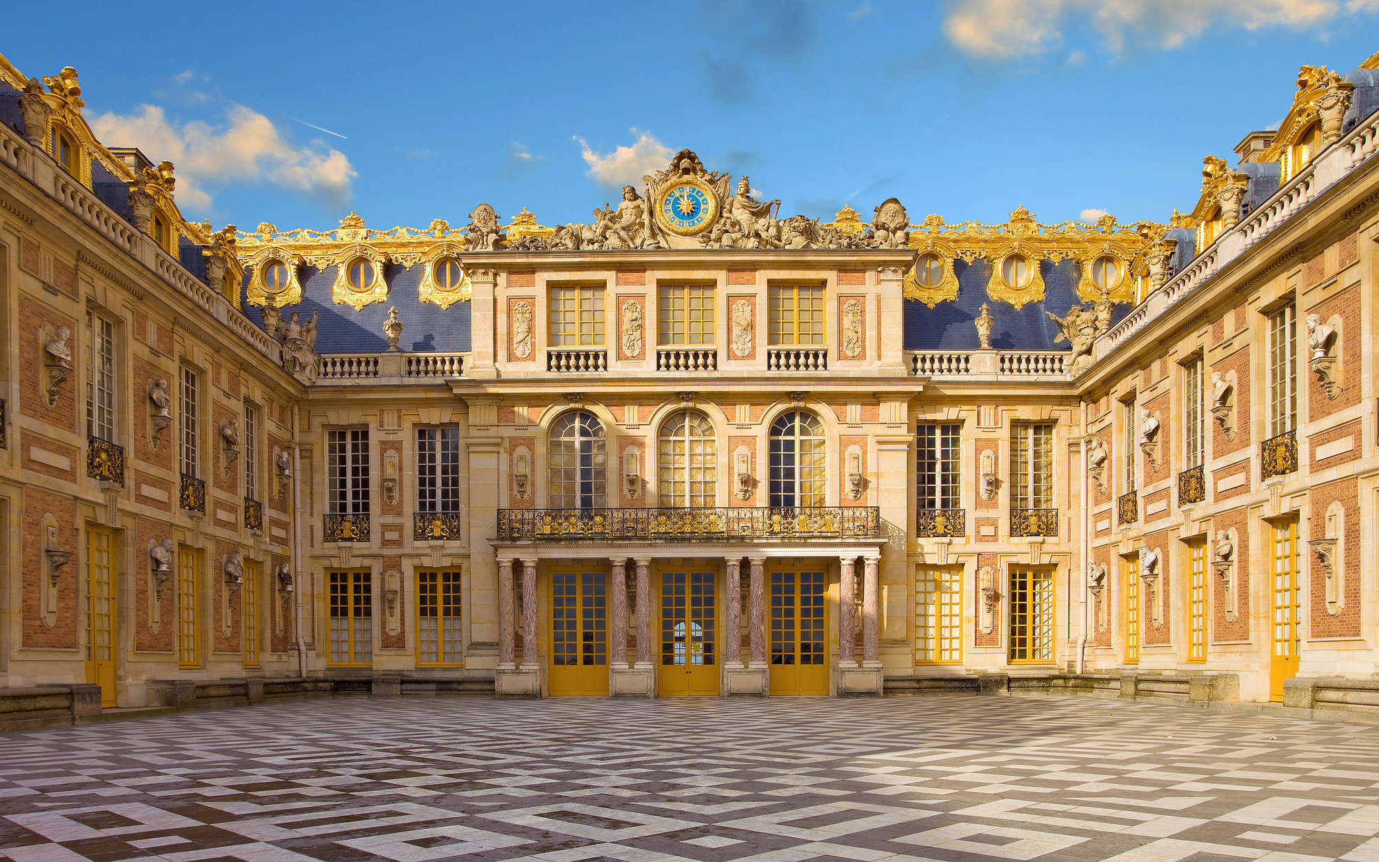             Barok Onderlaag behang Paleis van Versailles - Parelzacht Vlies
        