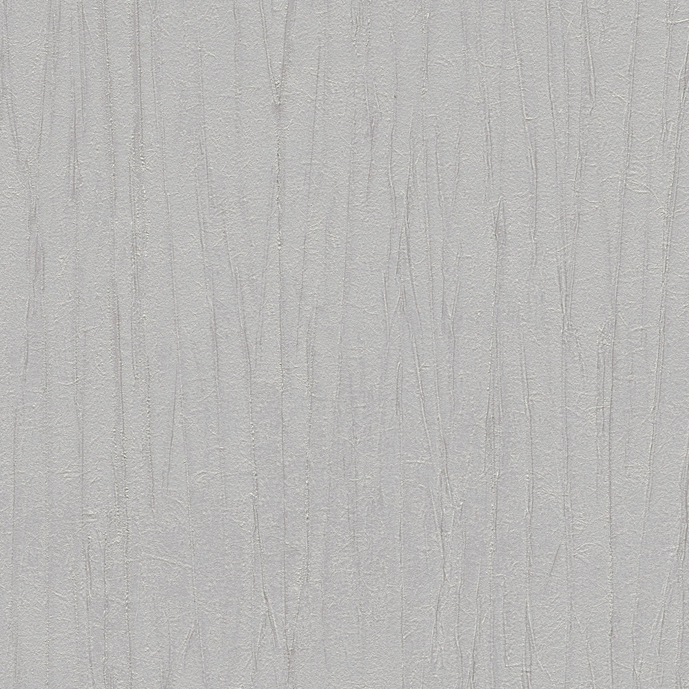             Wallpaper silver grey with metallic luster & natural grain
        