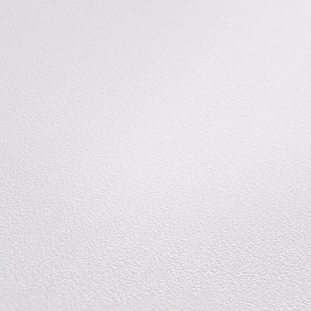             Paper wallpaper with embossed texture & uni design - white
        
