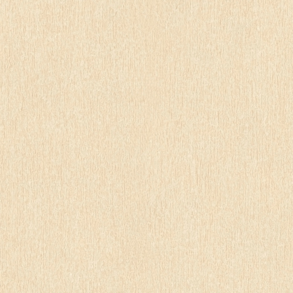             Carta da parati color crema-beige con struttura cromatica e superficie liscia
        