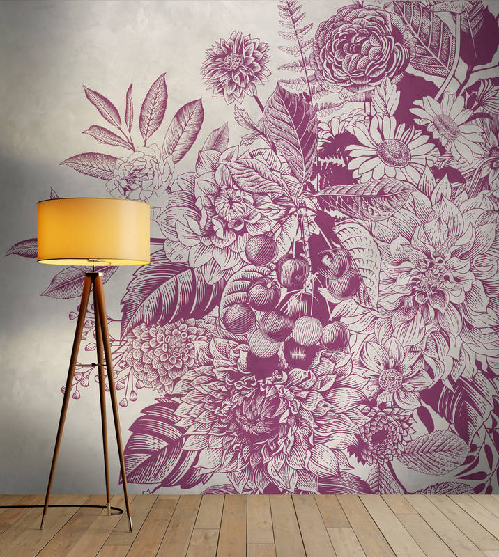             Photo wallpaper flowers shrub - Walls by Patel
        