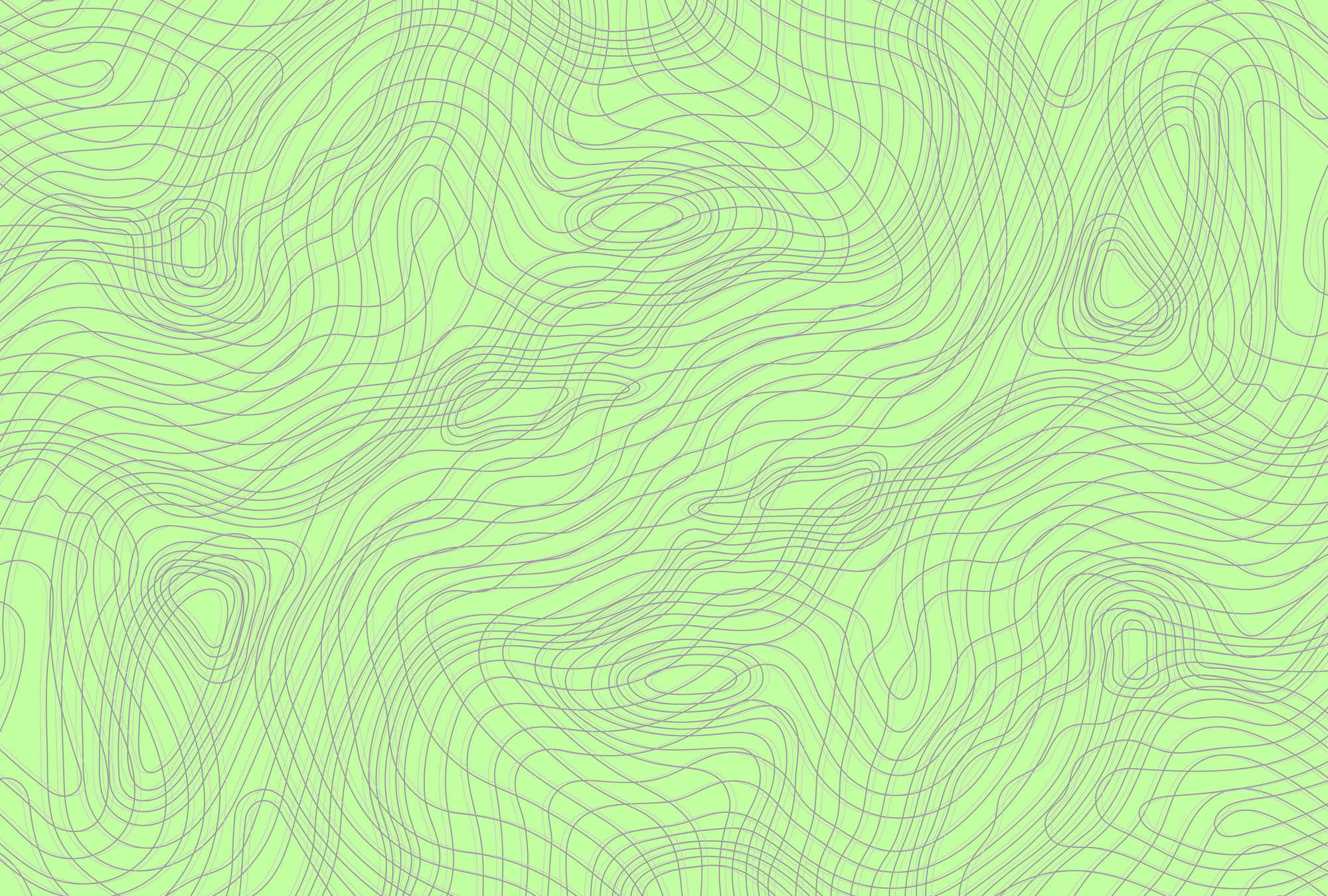             Carta da parati verde con design a linee - Verde, grigio
        