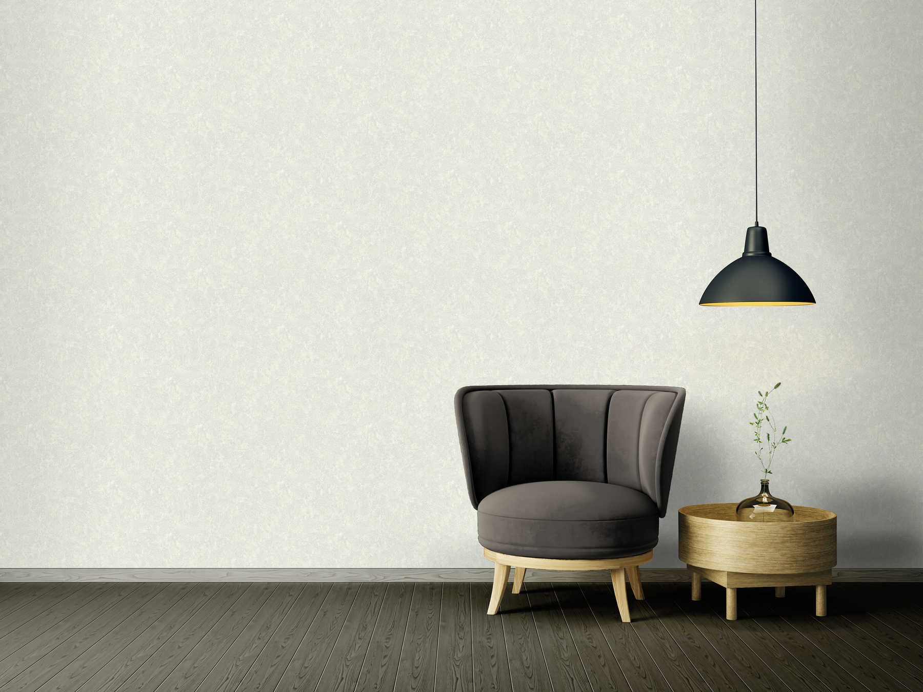             Behang wandpleister look met structuur effect & gevlekte kleur - grijs
        