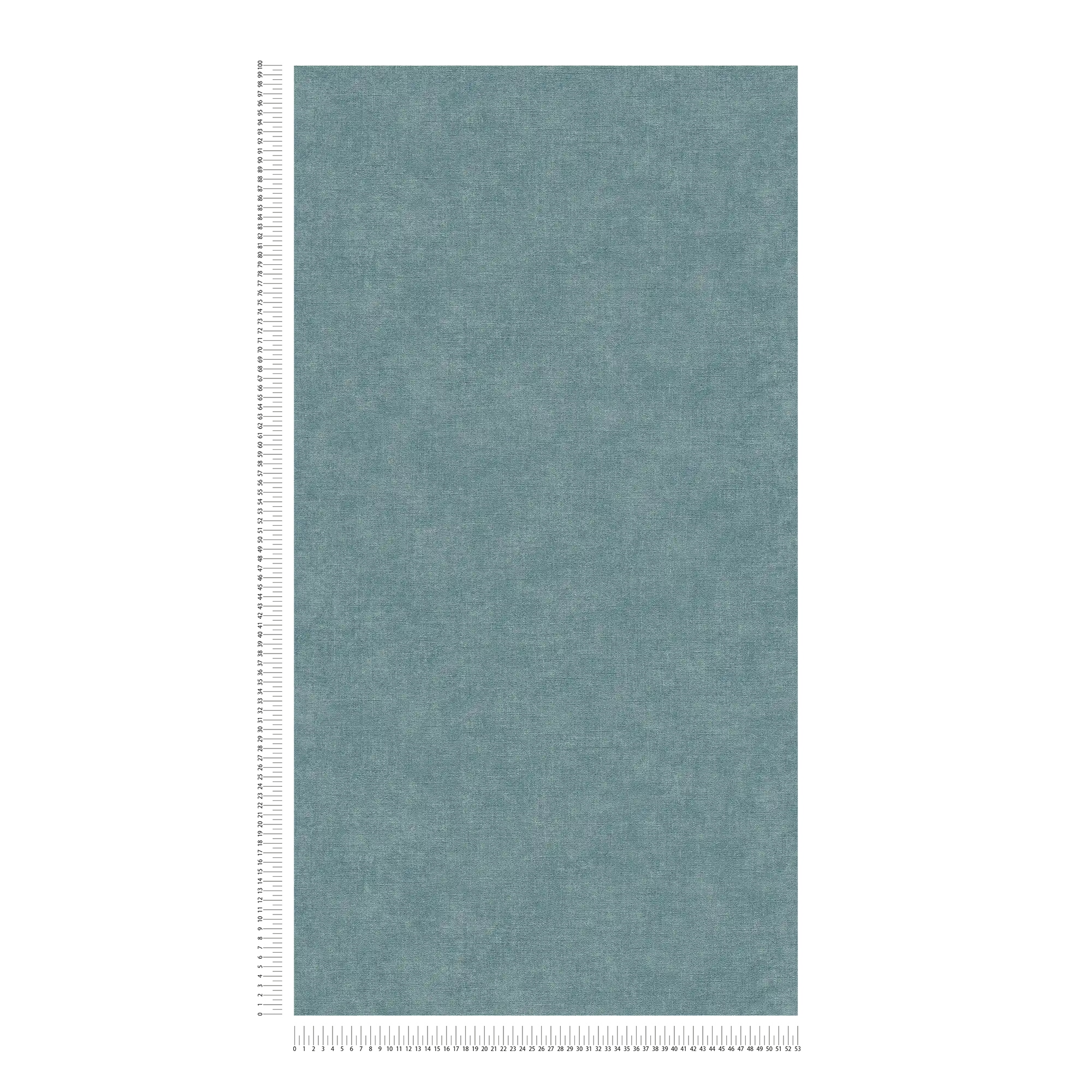             papier peint en papier intissé légèrement structuré imitation crépi - bleu, pétrole
        