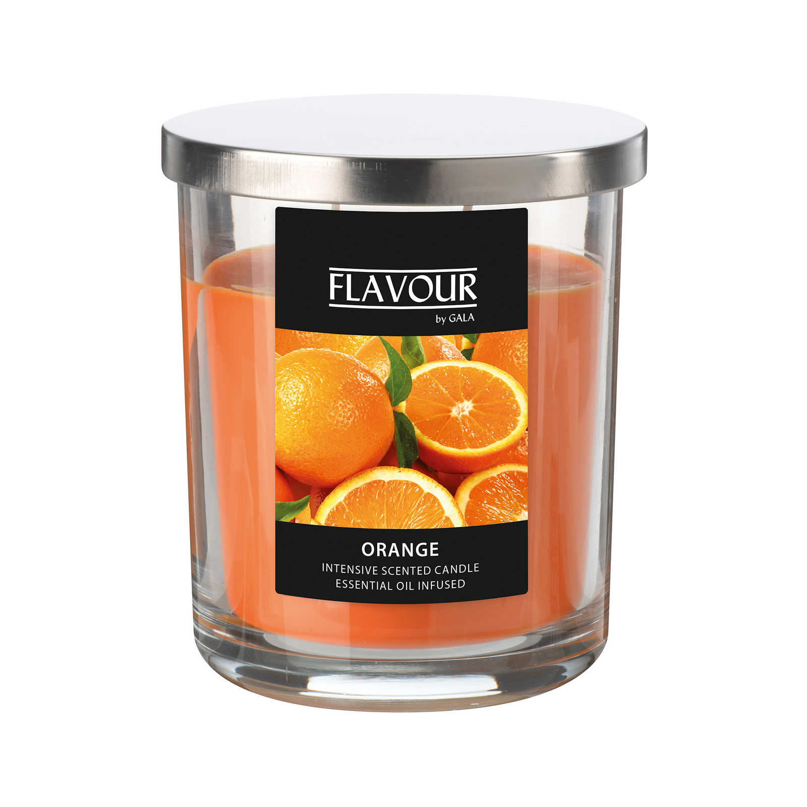         Orange Scented Candle with Mood Uplifting Fragrance - 380g
    