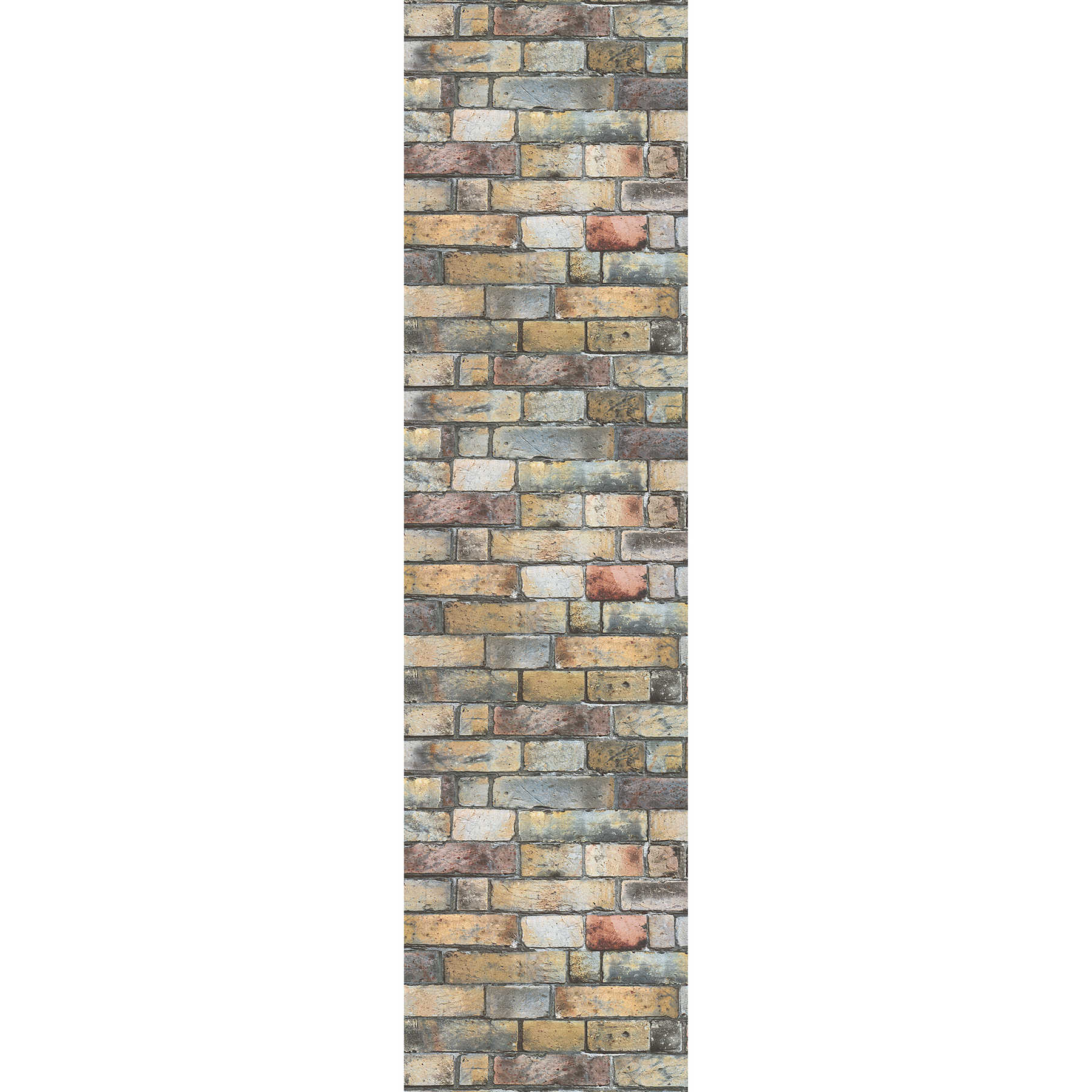 behang 3D stenen muur rustiek - beige, bruin, crème
