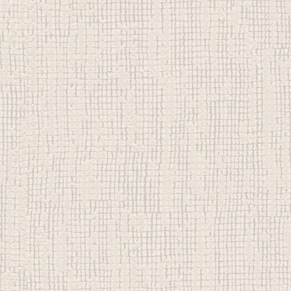             Wallpaper plain with structure details in Scandi style - cream
        