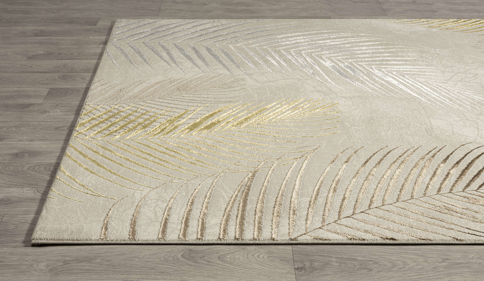             tapis à poils longs doux couleur crème - 290 x 200 cm
        