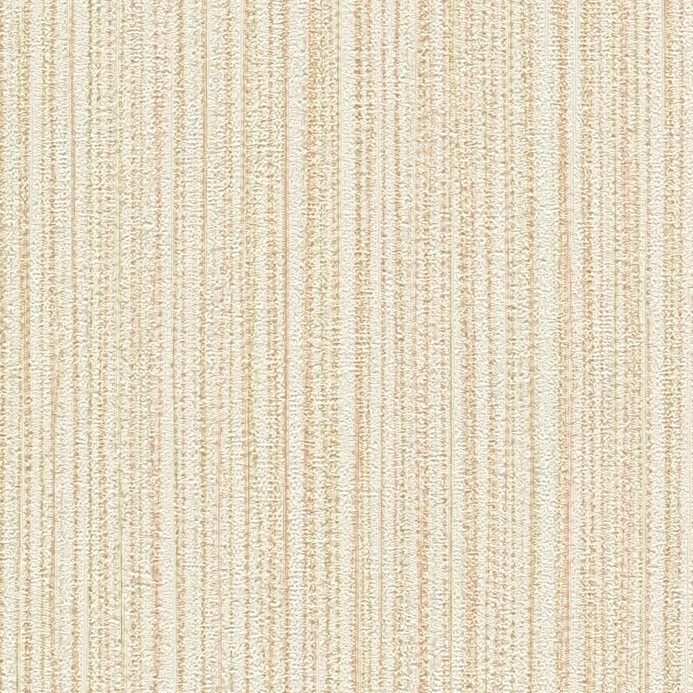             Metallic wallpaper gold beige with line pattern
        