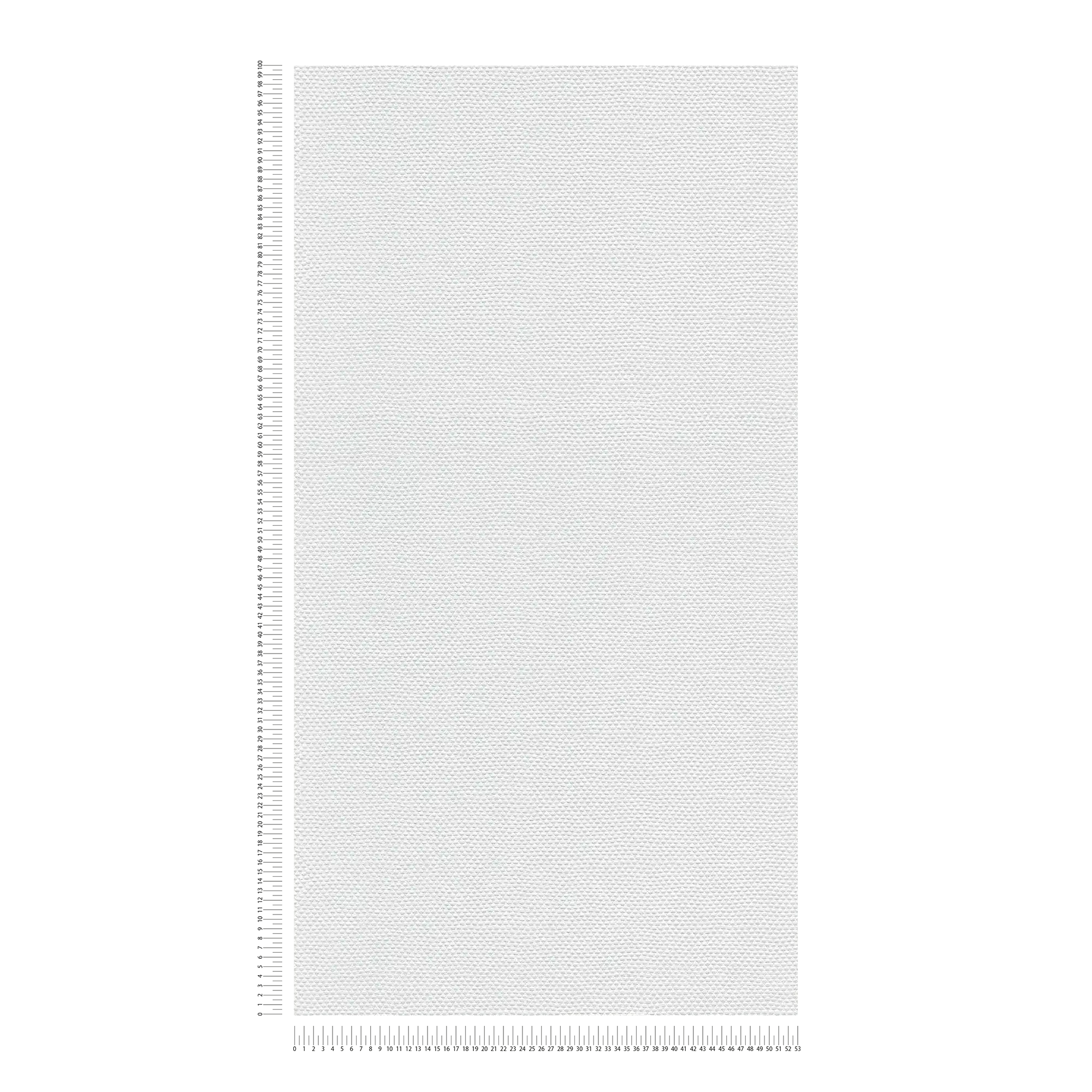             Carta da parati con motivo strutturato ed effetto 3D - verniciabile, bianco
        