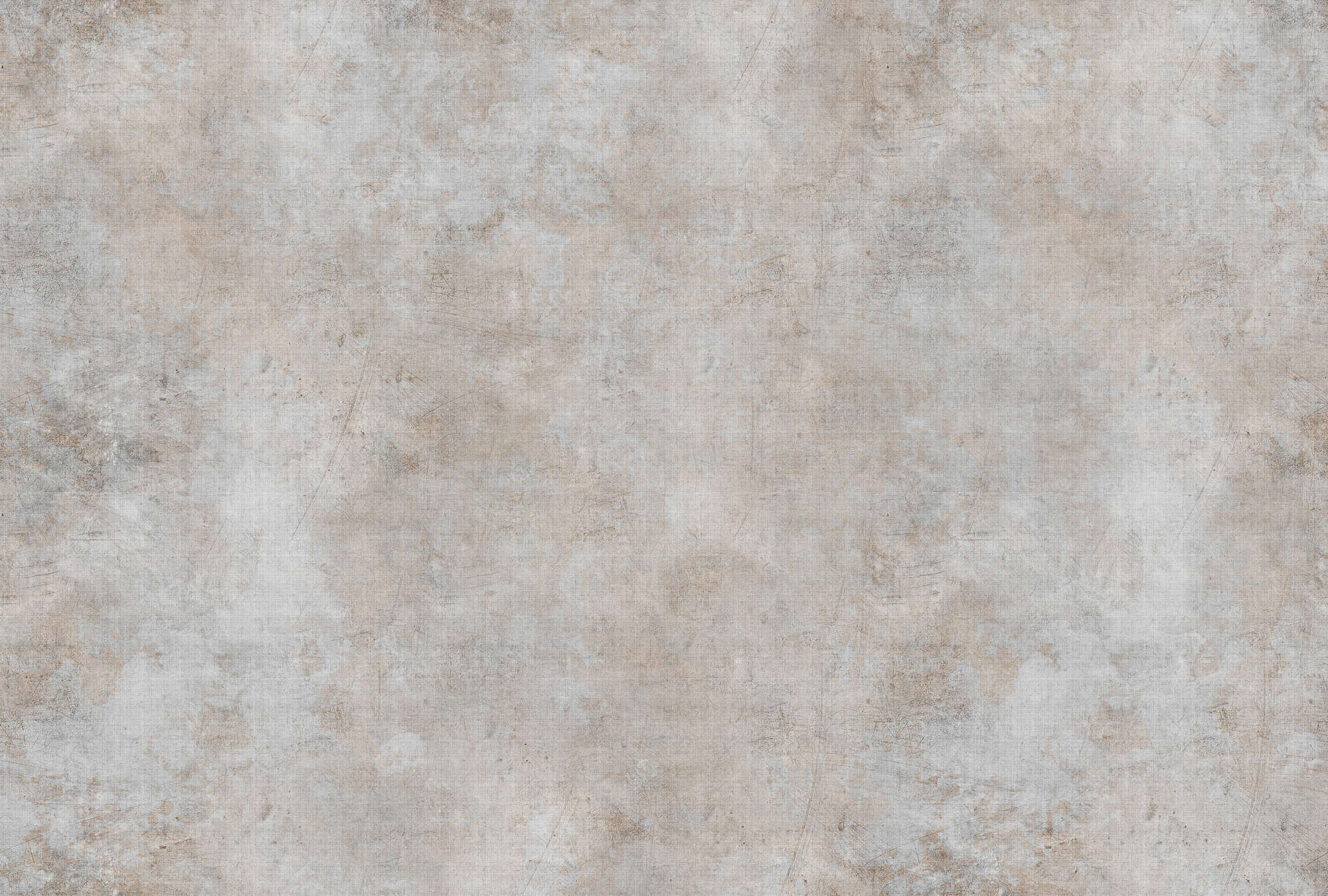             Big three 4 - Concrete and plaster optics as photo wallpaper - natural linen structure - beige, brown | structure non-woven
        