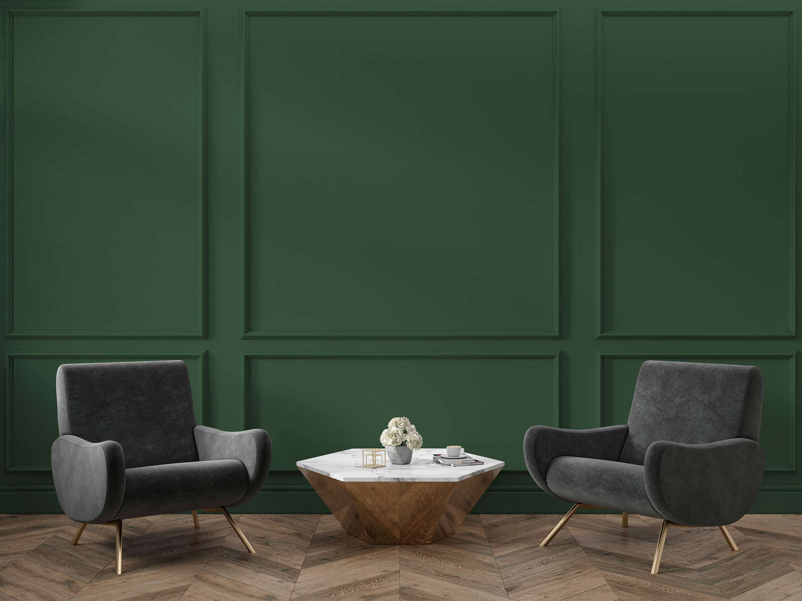             Premium Wall Paint Vivid Moss Green »Gorgeous Green« NW505 – 1 litre
        