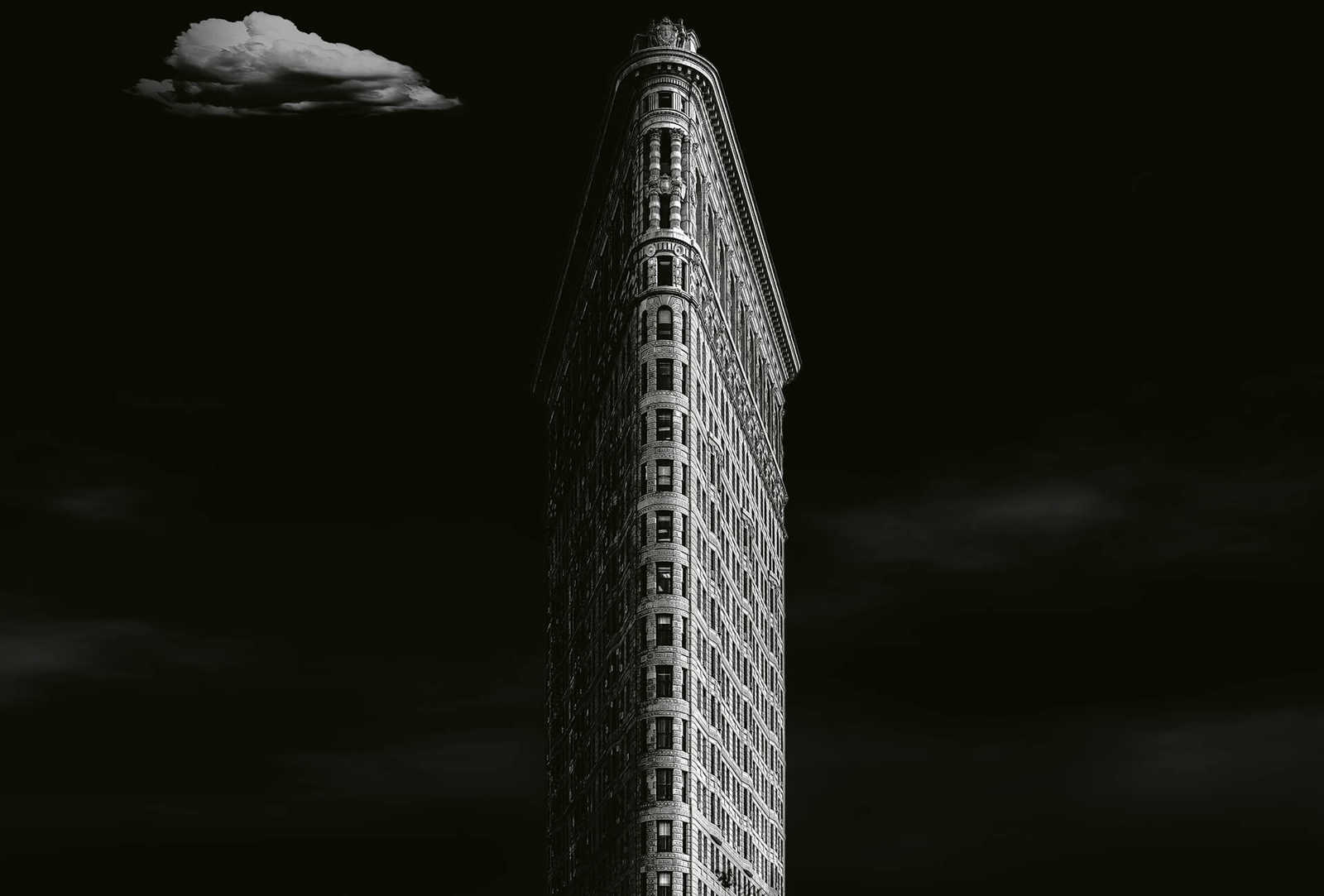         Photo wallpaper skyscraper in New York - black, white, grey
    