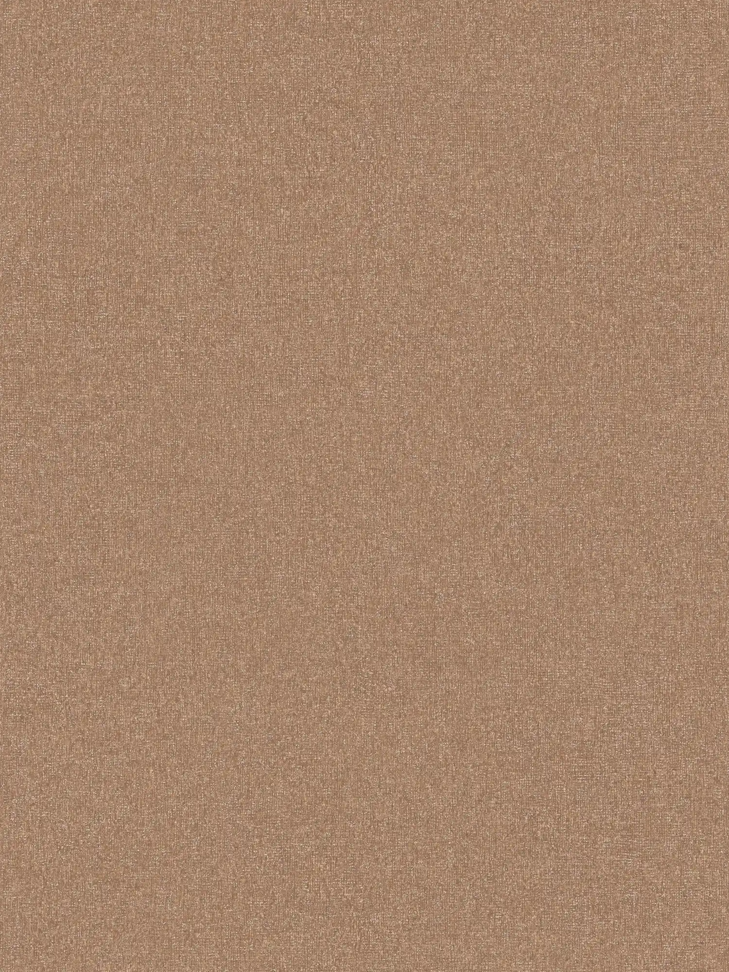Papel pintado no tejido liso con estructura fina - marrón
