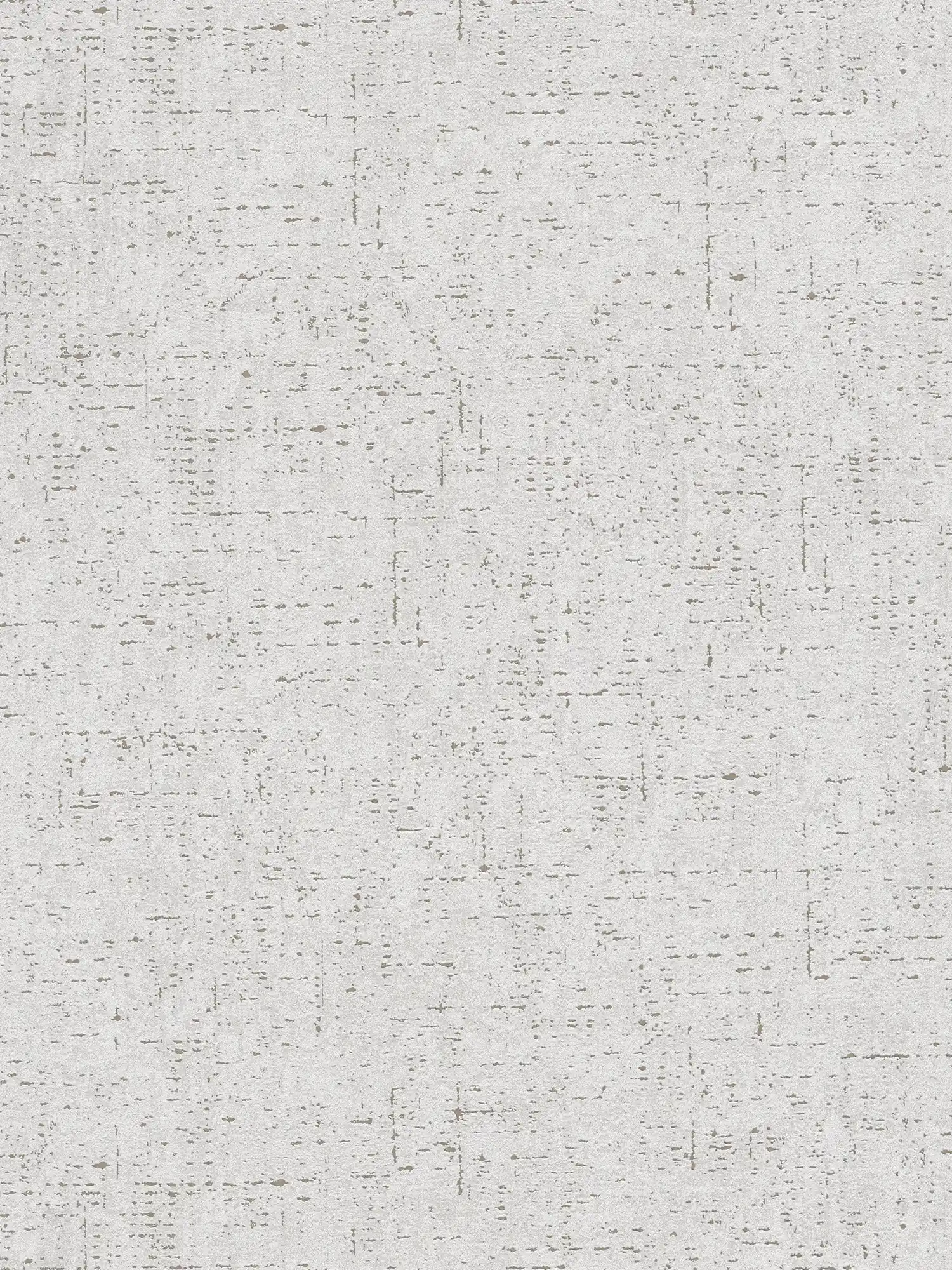 Plain wallpaper with texture pattern in plaster look - grey

