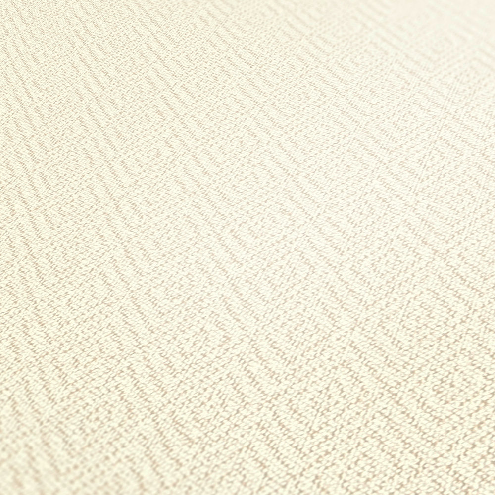             Light wallpaper with fine texture pattern - beige, cream
        