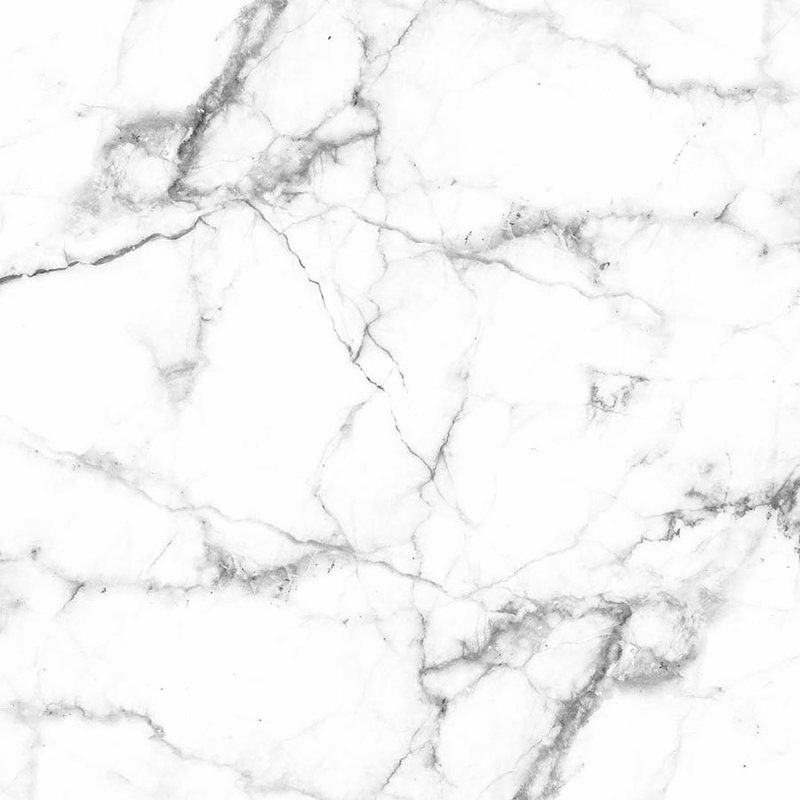 Marble mural light stone look marbled - white, black
