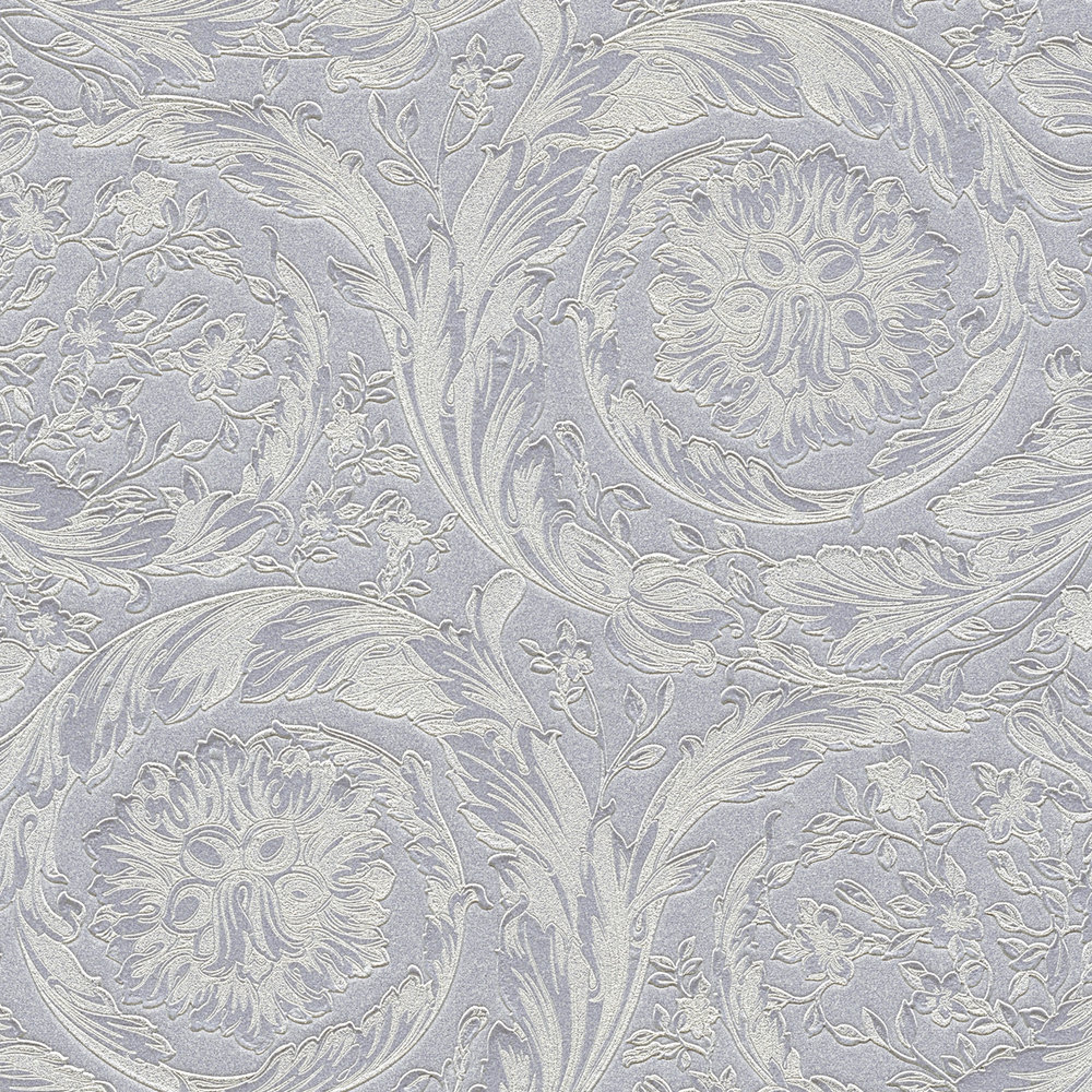             Silver VERSACE wallpaper shimmer effects - silver, grey
        