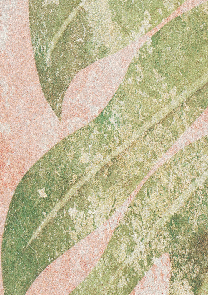             Papier peint Nouveauté | Papier peint feuilles avec motif XXL au design vintage
        