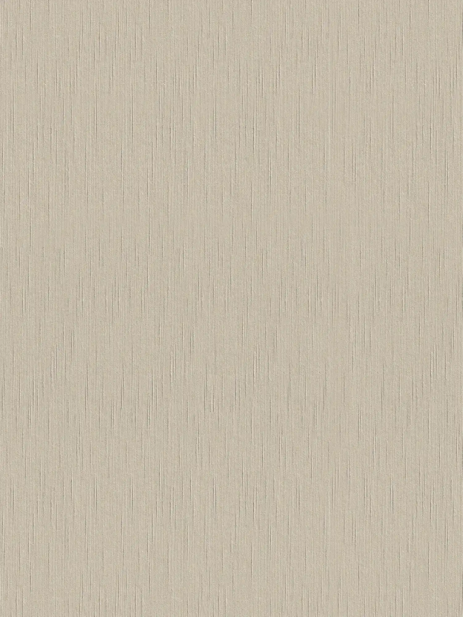 Non-woven wallpaper camel beige with textile texture
