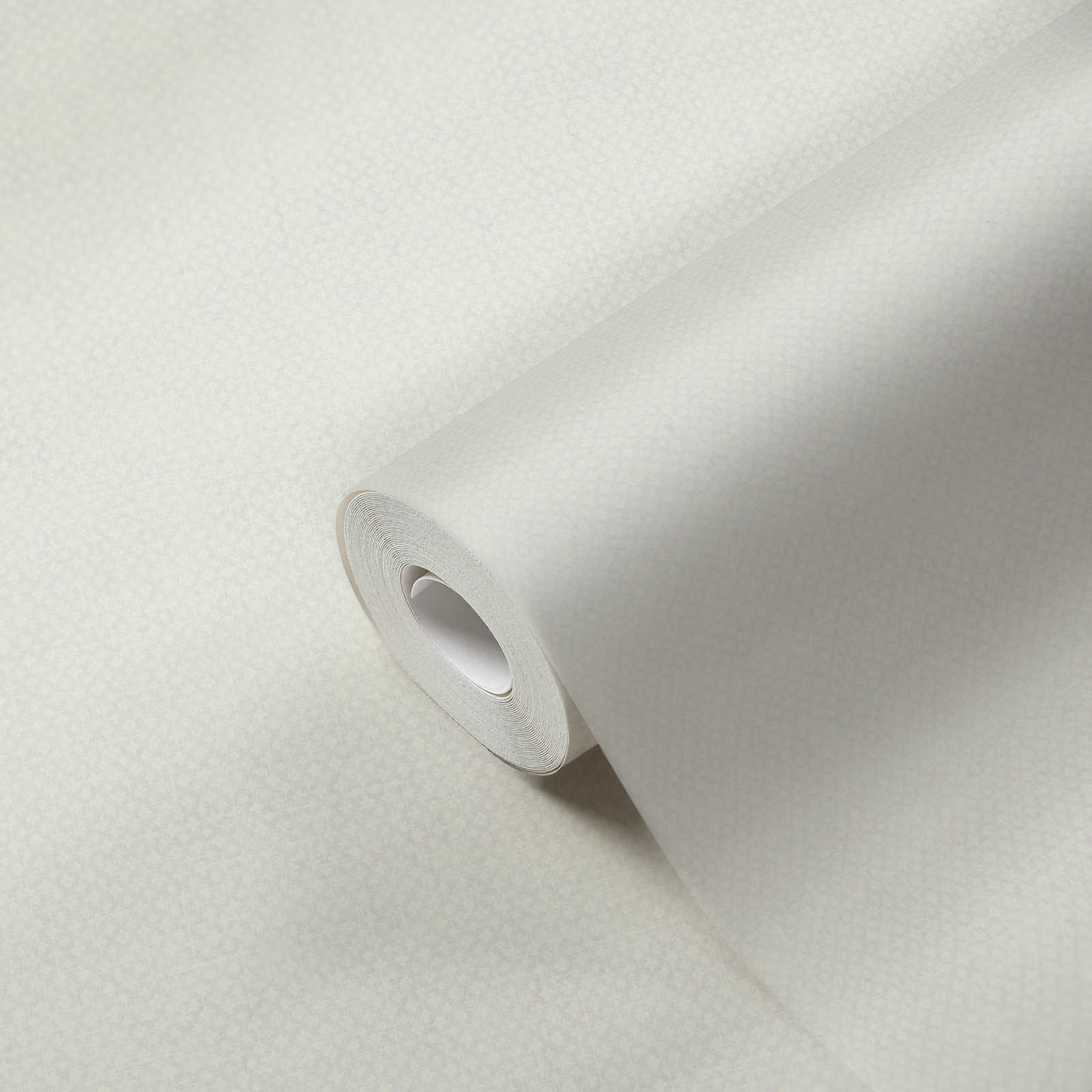             Carta da parati in tessuto non tessuto con motivo a trama fine - grigio chiaro, bianco
        