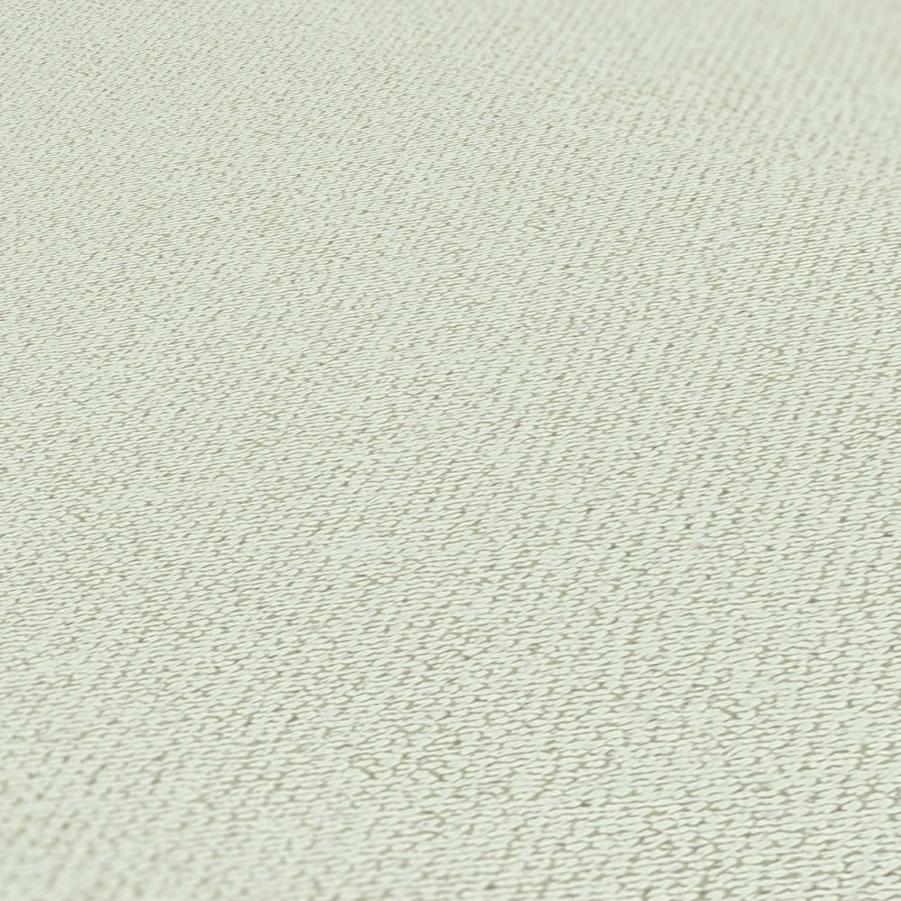             Gemarmerd vliesbehang mat met linnenstructuur - groen
        