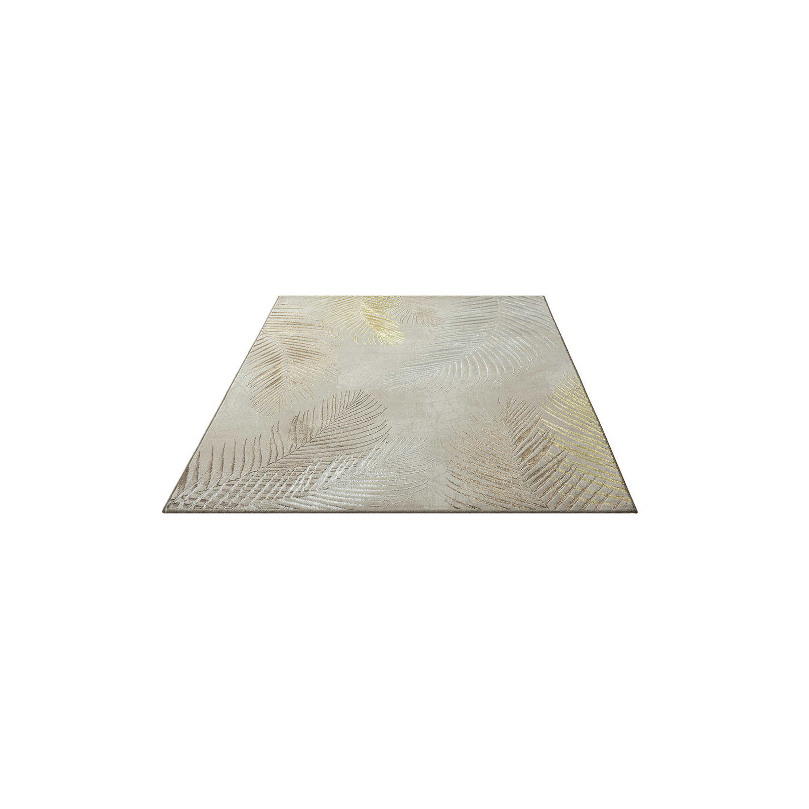zacht crèmekleurig hoogpolig tapijt - 200 x 140 cm
