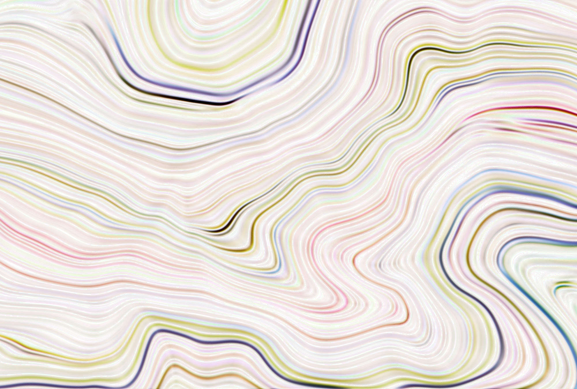             Photo wallpaper lines in batik look - colourful, white
        