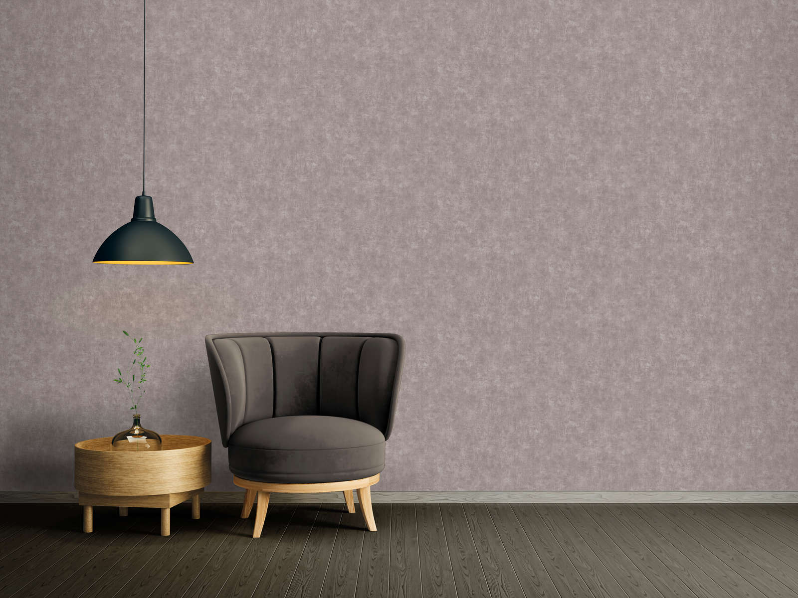             Non-woven wallpaper plains with concrete look and structure - grey
        