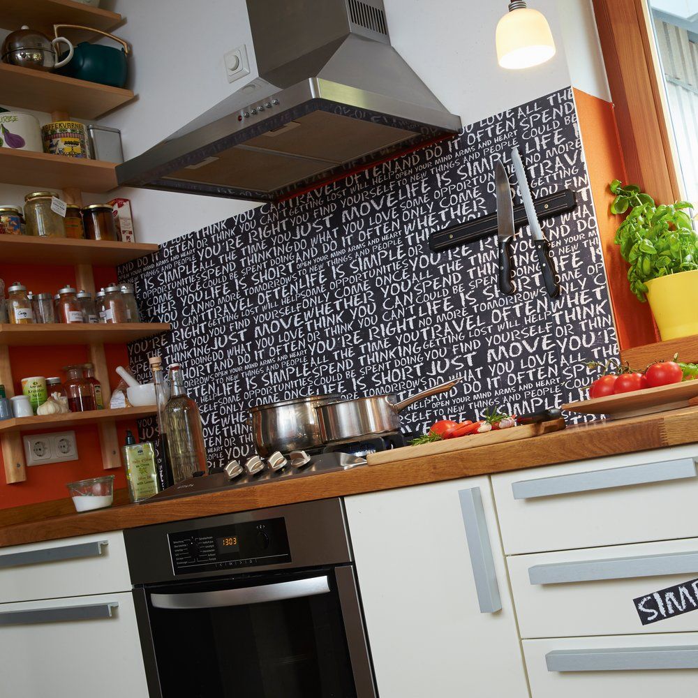 Self-adhesive wallpaper for the kitchen-AS942671
