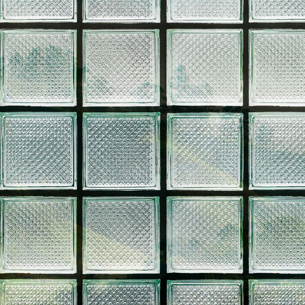             Green House 3 - Bloques de vidrio murales de ventana y bosque tropical
        