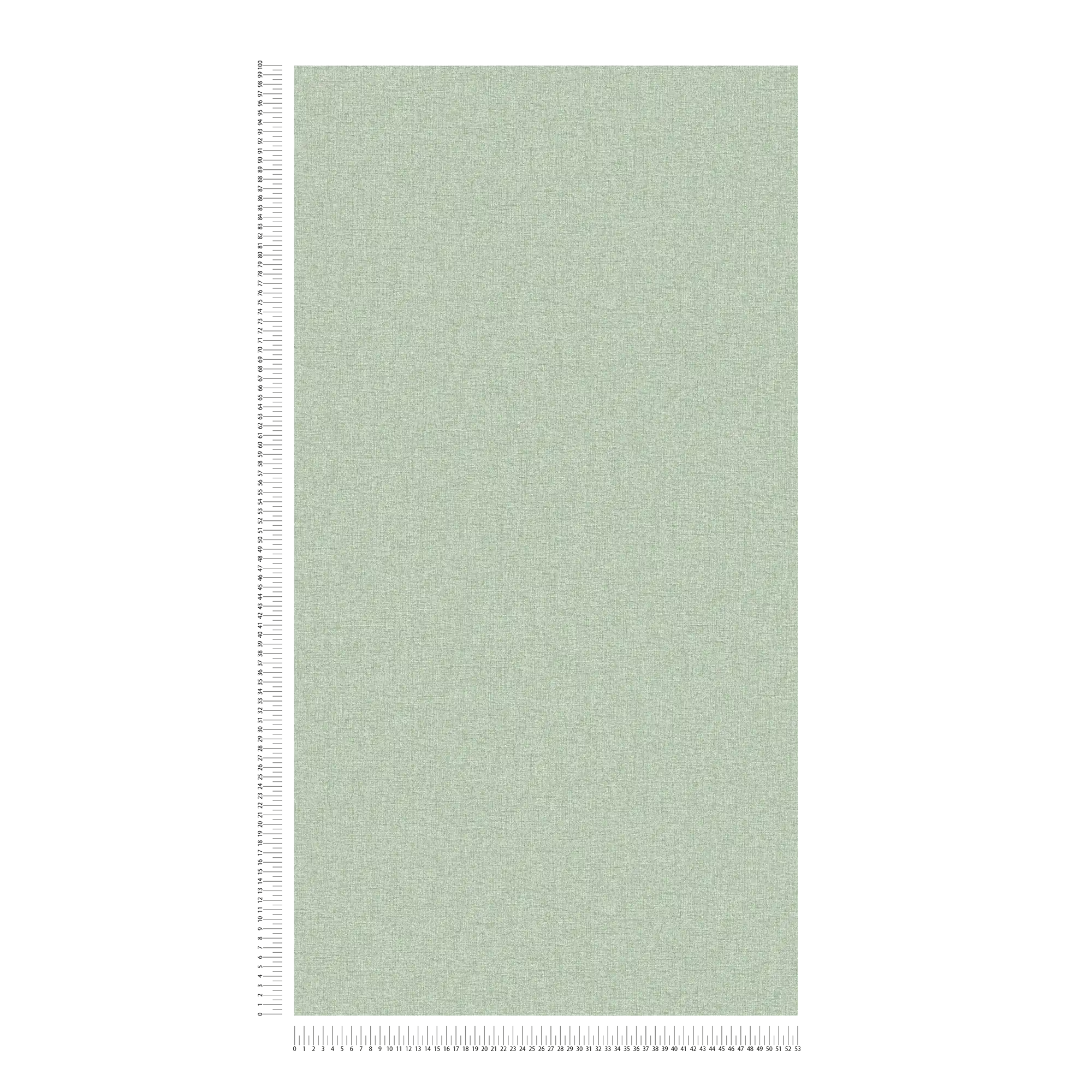             papier peint en papier uni aspect tissé avec légère structure, mat - vert
        
