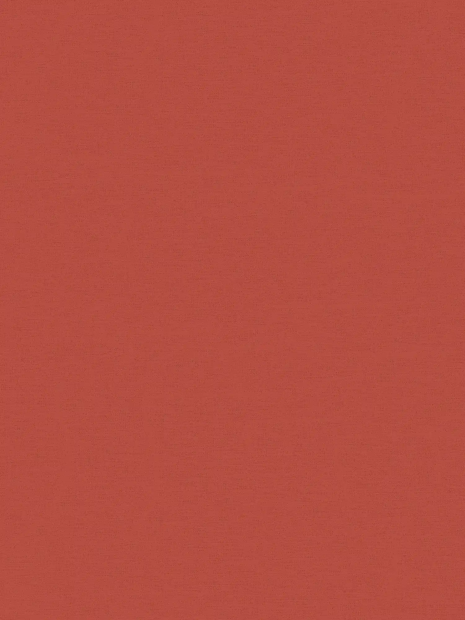 Papier peint rouge cheminée uni avec design textile
