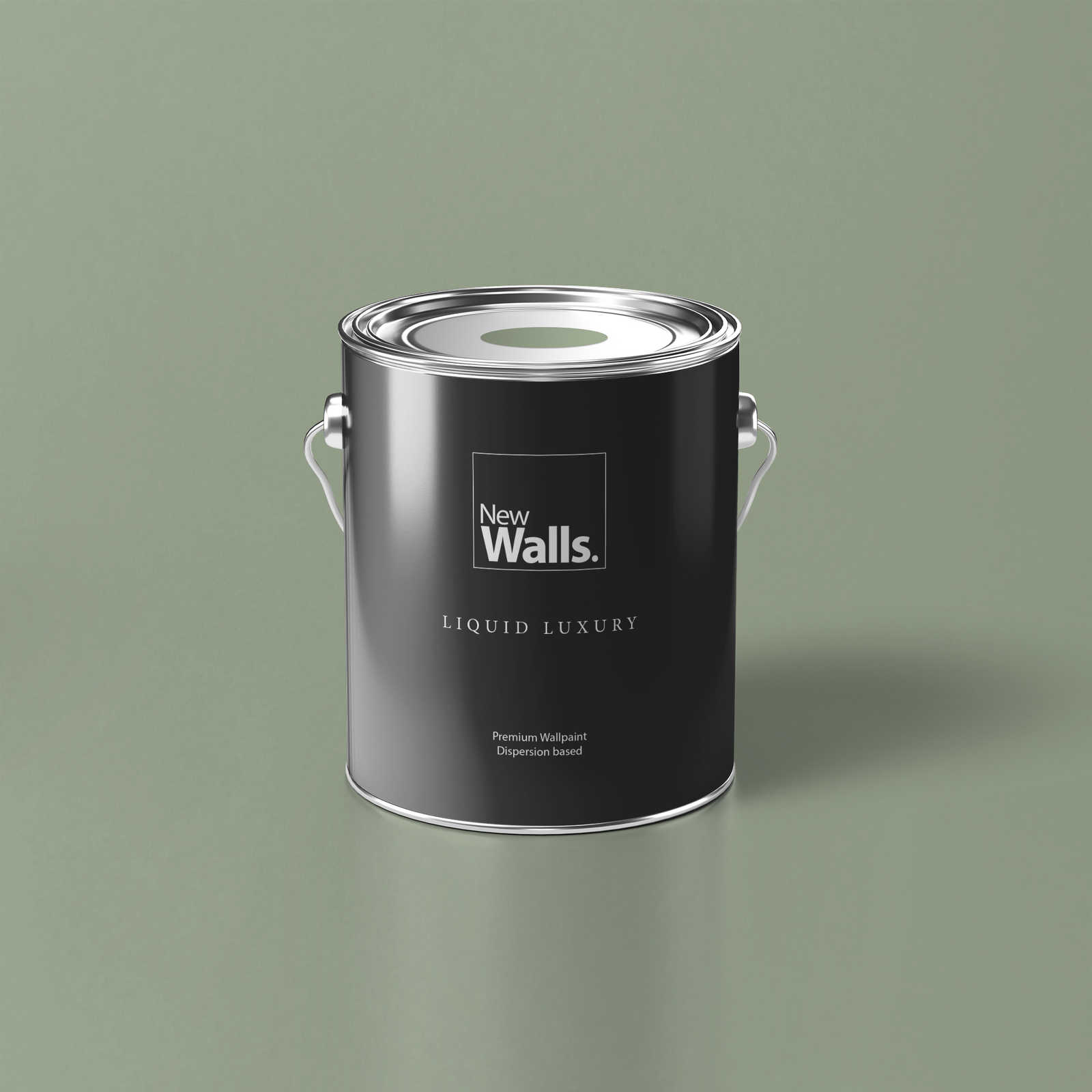 Premium Wall Paint Earthy Olive Green »Gorgeous Green« NW502 – 5 litre
