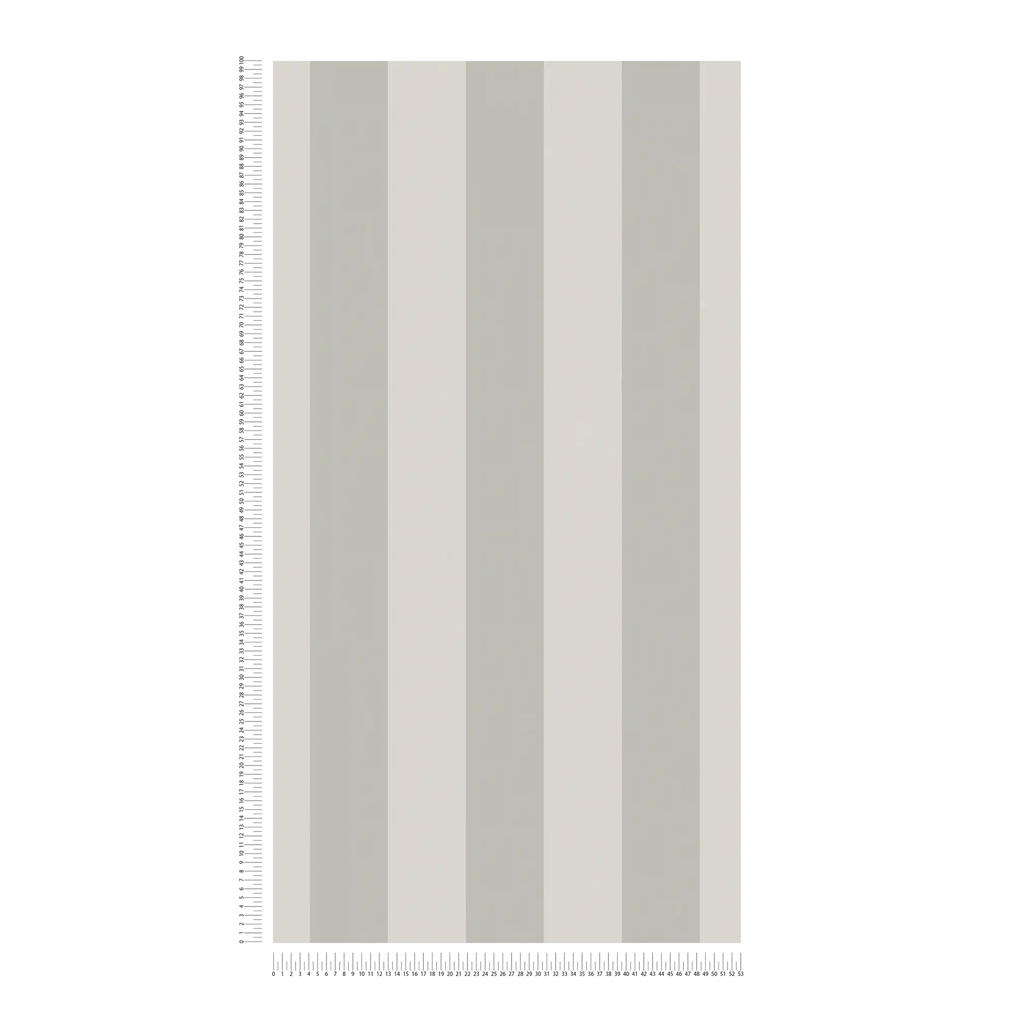             Carta da parati in tessuto non tessuto con strisce a blocchi e struttura leggera - grigio
        