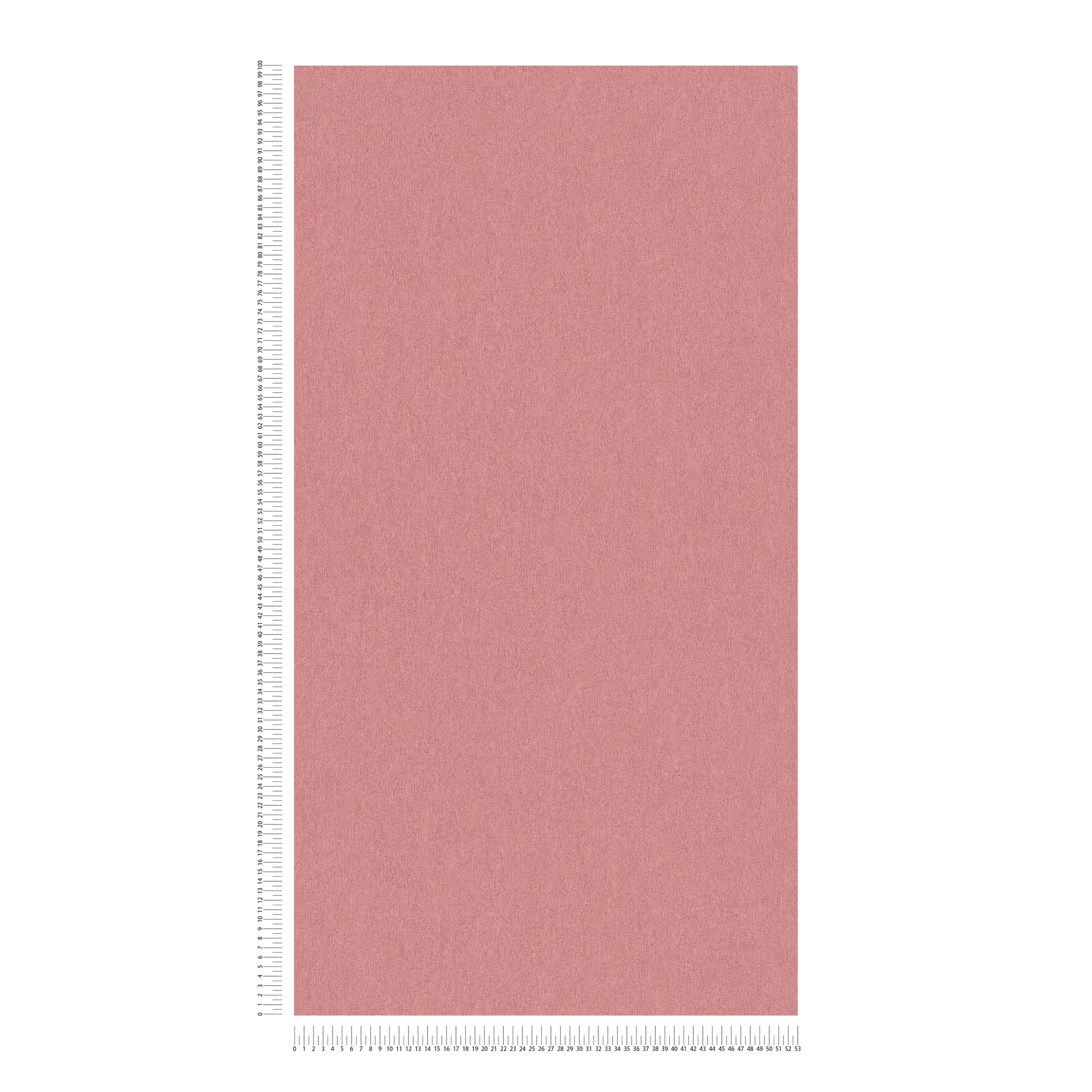             Papel pintado no tejido liso y mate con estructura - rosa
        