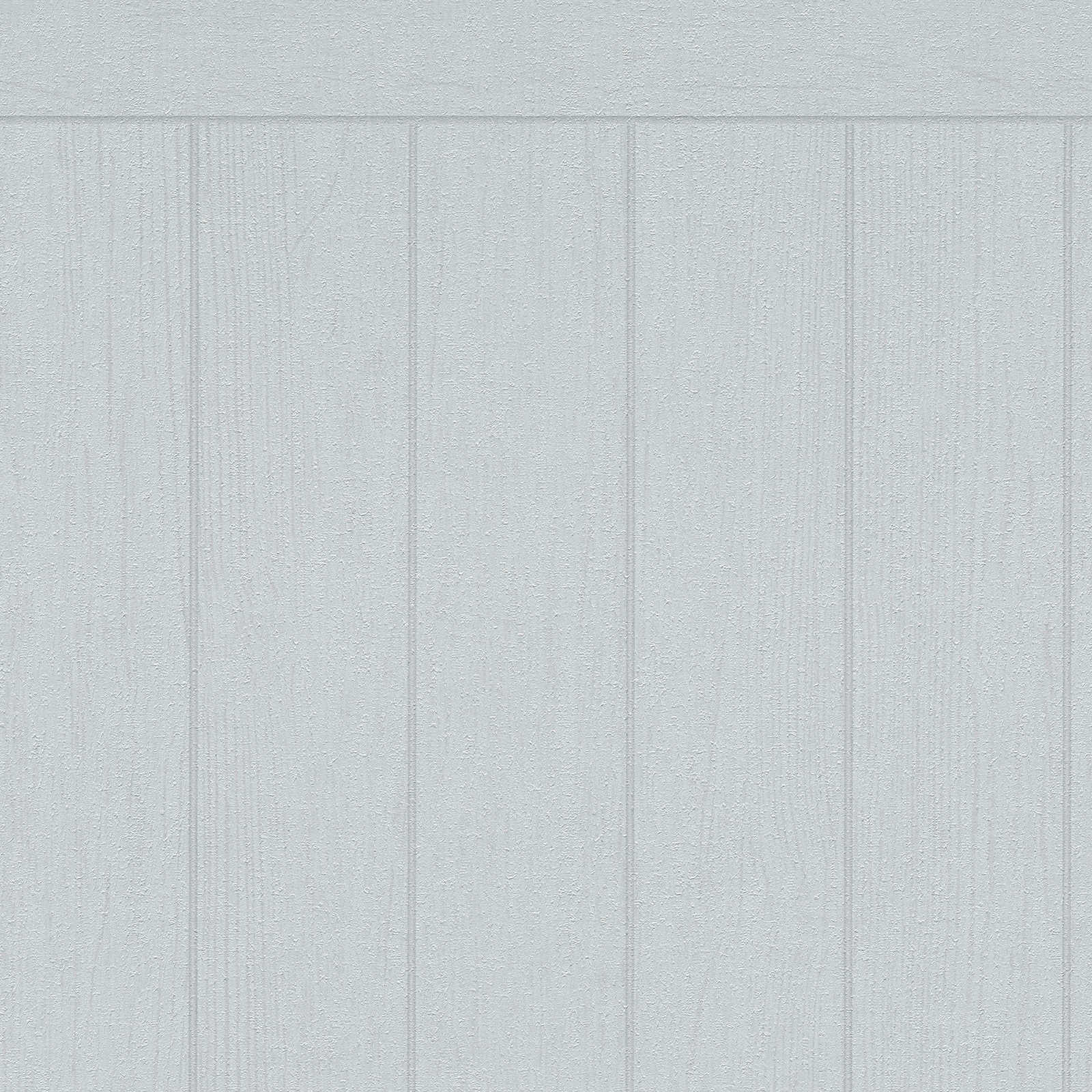 Pannello da parete in tessuto non tessuto con aspetto di travi in legno - grigio
