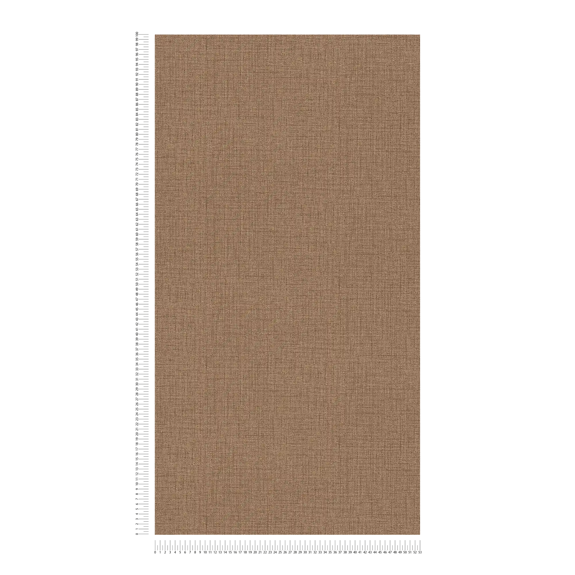             Papier peint intissé marron avec aspect textile & design structuré
        