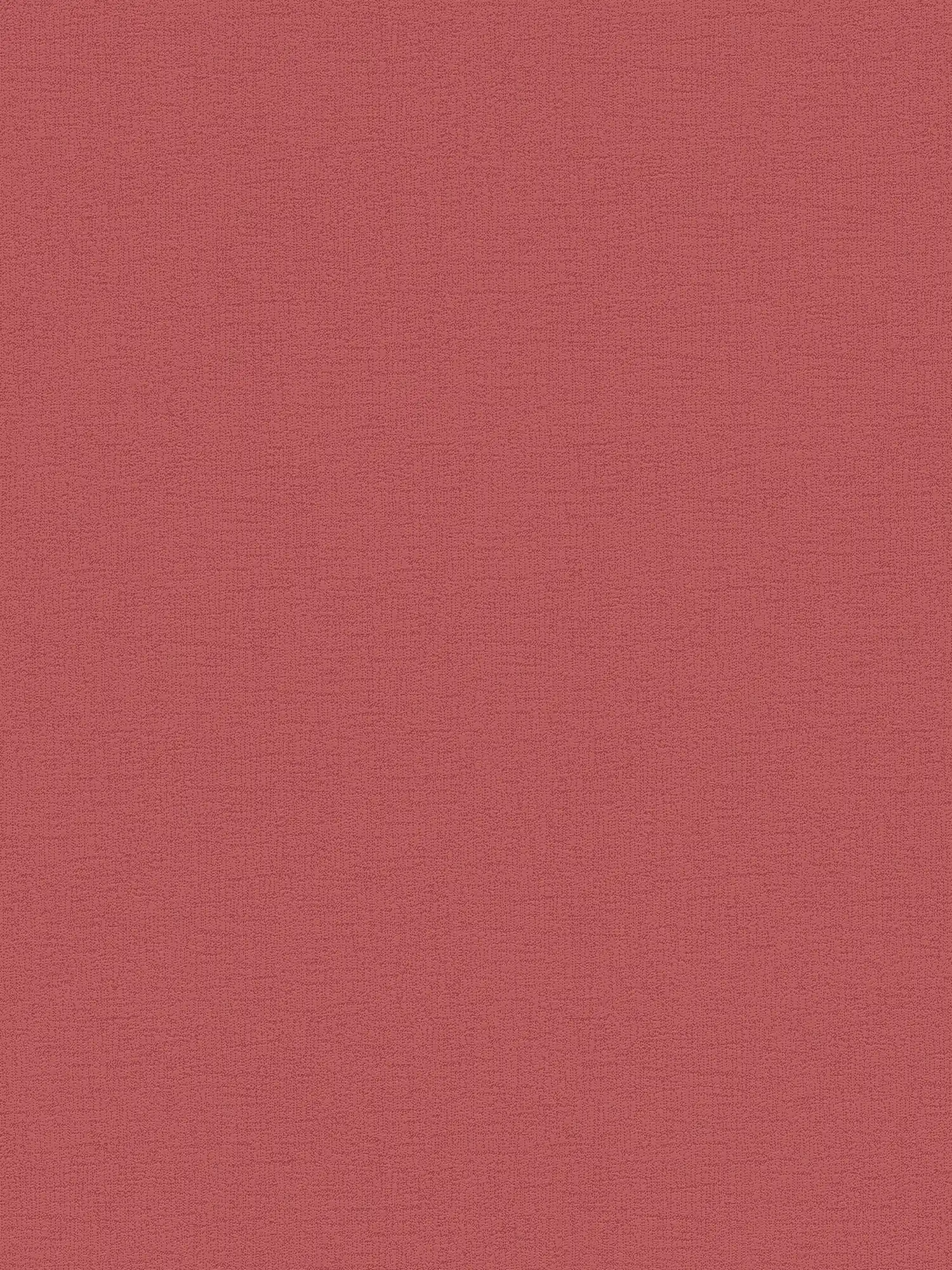 Papier peint intissé rouge intense avec motifs structurés - rouge
