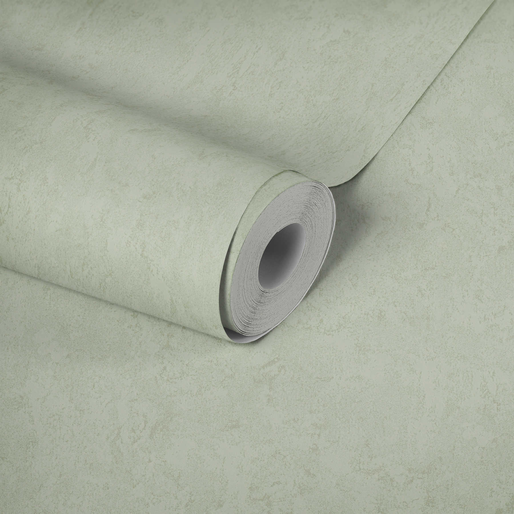             Metallic wallpaper light green glossy with structure embossing
        