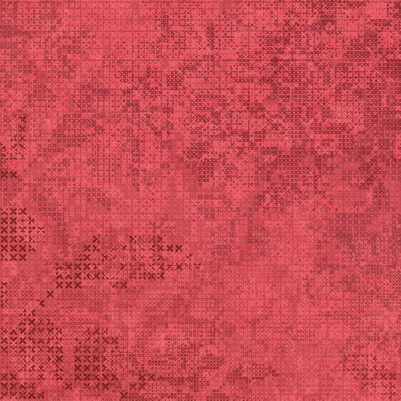         Pixel mural cross stitch pattern - Red, Black
    