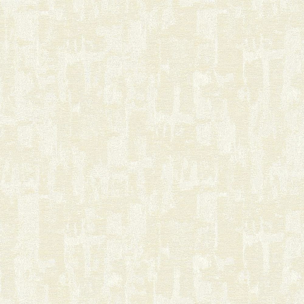             Papier peint à motifs crème-blanc chiné au look rétro naturel
        