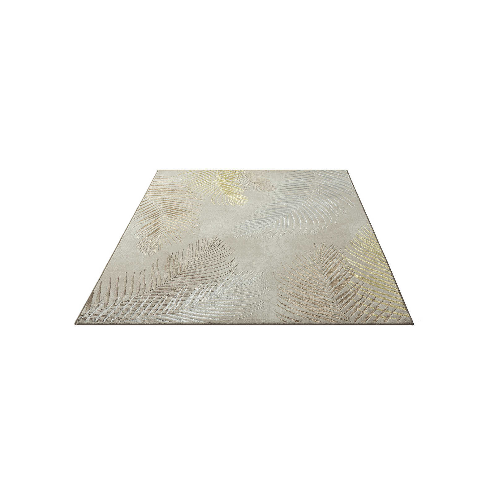 zacht crèmekleurig hoogpolig tapijt - 230 x 160 cm
